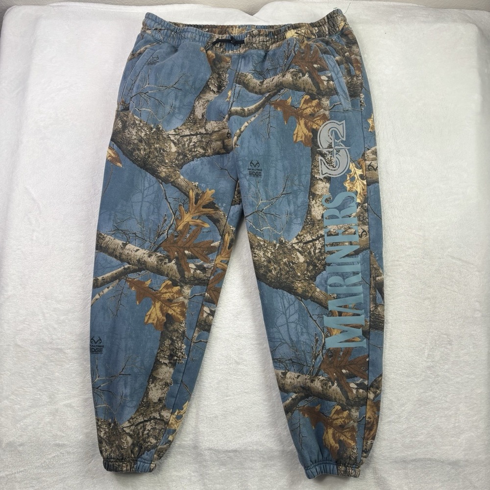 New Era Seattle Mariners Camouflage RealTree Edge Colors Sweatpants Men's 2XL